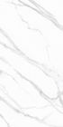 Το άσπρο γυαλισμένο μάρμαρο του Καρράρα σχολιάζει κεραμίδι πορσελάνης 1600*3200mm το σύγχρονο