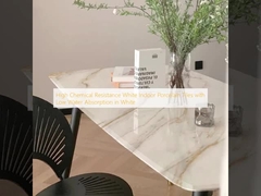 Υψηλή χημική αντοχή Λευκά εσωτερικά πλακάκια πορσελάνης με χαμηλή απορρόφηση νερού