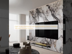 Υψηλή αντοχή σε γρατζουνιές και υψηλή αντοχή εσωτερικά πλακάκια πορσελάνης με γυαλισμένη επιφάνεια