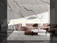 Εσωτερικά Πορσελάνινα Πλακάκια 1200x2700mm Υψηλής Αντοχής σε Λεκέδες για Εύκολη Συντήρηση Δαπέδου