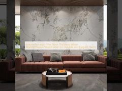 Εσωτερικά Πορσελάνινα Πλακάκια 9mm Πάχους Λευκό Μάρμαρο/Illusion/Ξύλου για Ανθεκτικά και Κομψά Δάπεδα