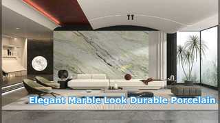 Πλακάκι πορσελάνης με ανθεκτικό Marble Look για κομψό σχέδιο σπιτιού