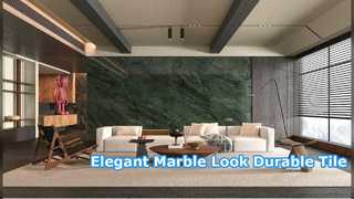 Πλακάκι πορσελάνης με ανθεκτικό Marble Look για μοντέρνους εσωτερικούς χώρους