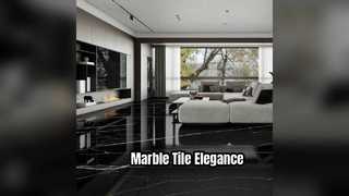 Marble Look Tile: Κομψό δάπεδο κουζίνας
