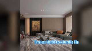 Πλακάκι πορσελάνης με ανθεκτικό Marble Look για μοντέρνους εσωτερικούς χώρους