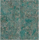 Πράσινα κεραμίδια 6mm πατωμάτων γρανίτη χρώματος μαρμάρινα γυαλισμένα πλάκα πάχος