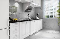 Το τεχνητό μαρμάρινο πάτωμα κουζινών επίδρασης κεραμώνει 24 &quot; Χ 24» άσπρο χρώμα 600x600mm του Καρράρα πολυτέλειας μεγέθους μέγεθος