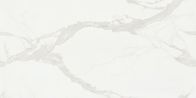 Το γυαλισμένο μεγάλο άσπρο λουτρό του Καρράρα πατωμάτων μαρμάρινο κεραμώνει τα εσωτερικά κεραμίδια συνόρων πατωμάτων κεραμιδιών πορσελάνης 1800x900 χιλ.