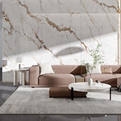 Εσωτερικά Πορσελάνινα Πλακάκια 1200x2700mm Υψηλής Αντοχής σε Λεκέδες για Εύκολη Συντήρηση Δαπέδου