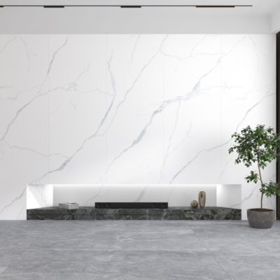 Perfect Level 9mm Thickness Indoor Porcelain Tiles with 4 Patterns for Modern Simple Style