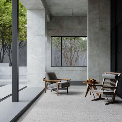 Λεπτή επιφάνεια πορσελάνιου πλακιδιού ομαλή υφή προσφέροντας εξαιρετική αντοχή και ομαλό φινίρισμα για εφαρμογές δαπέδων