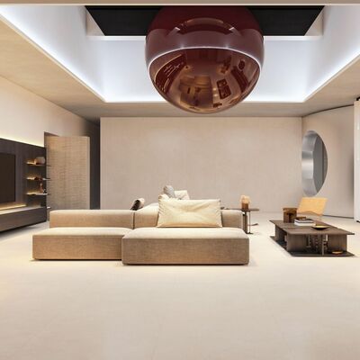 Ανθεκτικό στην φθορά μοντέρνο πλακάκι πορσελάνης με πάχος 9 mm και πέτρα που μοιάζει τέλεια για μοντέρνα έργα εσωτερικού σχεδιασμού