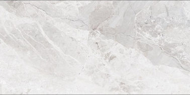 Γυαλισμένο βερνικωμένο πλήρες κεραμίδι 600x1200mm πατωμάτων πορσελάνης σώματος ανοικτό γκρι χρώμα