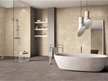 60*60cm Αντιστροφή πέτρας Look πορσελάνη πλακάκια χαμηλή απορρόφηση νερού Ceram κίτρινη πλακάκια τοίχου του μπάνιου
